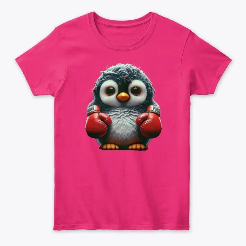 Wacky Boxing Penguin Fantasy Art